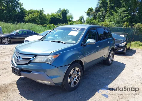 2007 Acura Mdx Technology Package from USA, damaged, VIN 2HNYD28307H541762